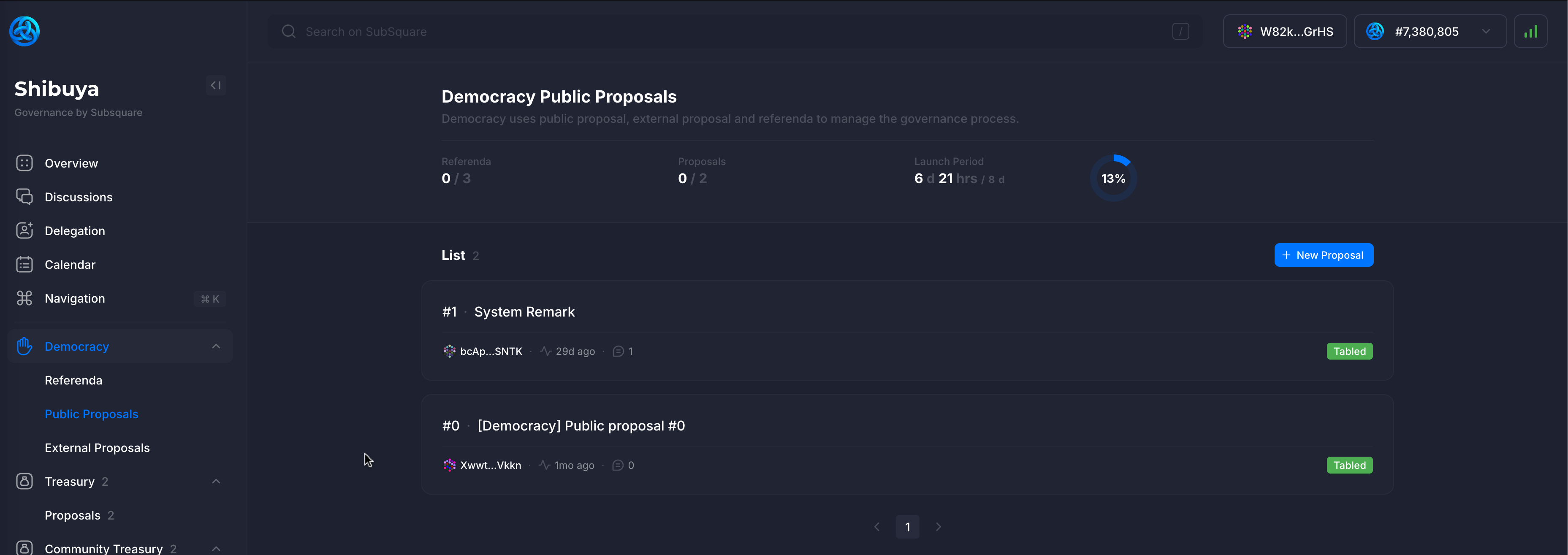 Public Proposal - 1